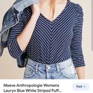 Anthropologie XS Maeve shirt